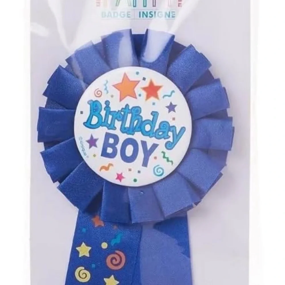 EUC Blue “Birthday Boy” Badge. Only used once!!